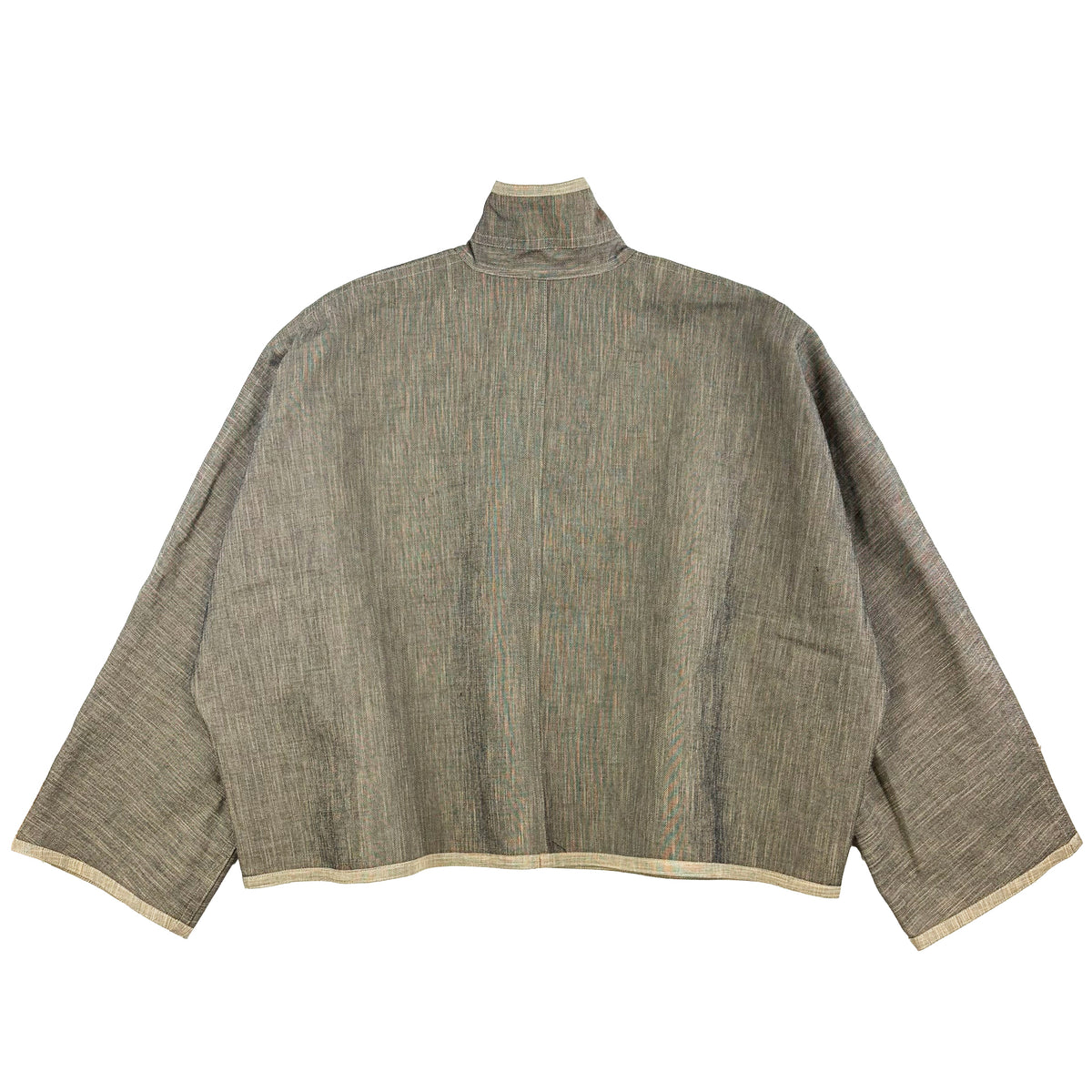 Reversible Cotton Cardigan - Konnyaku Cloth Reversible - 25J-140