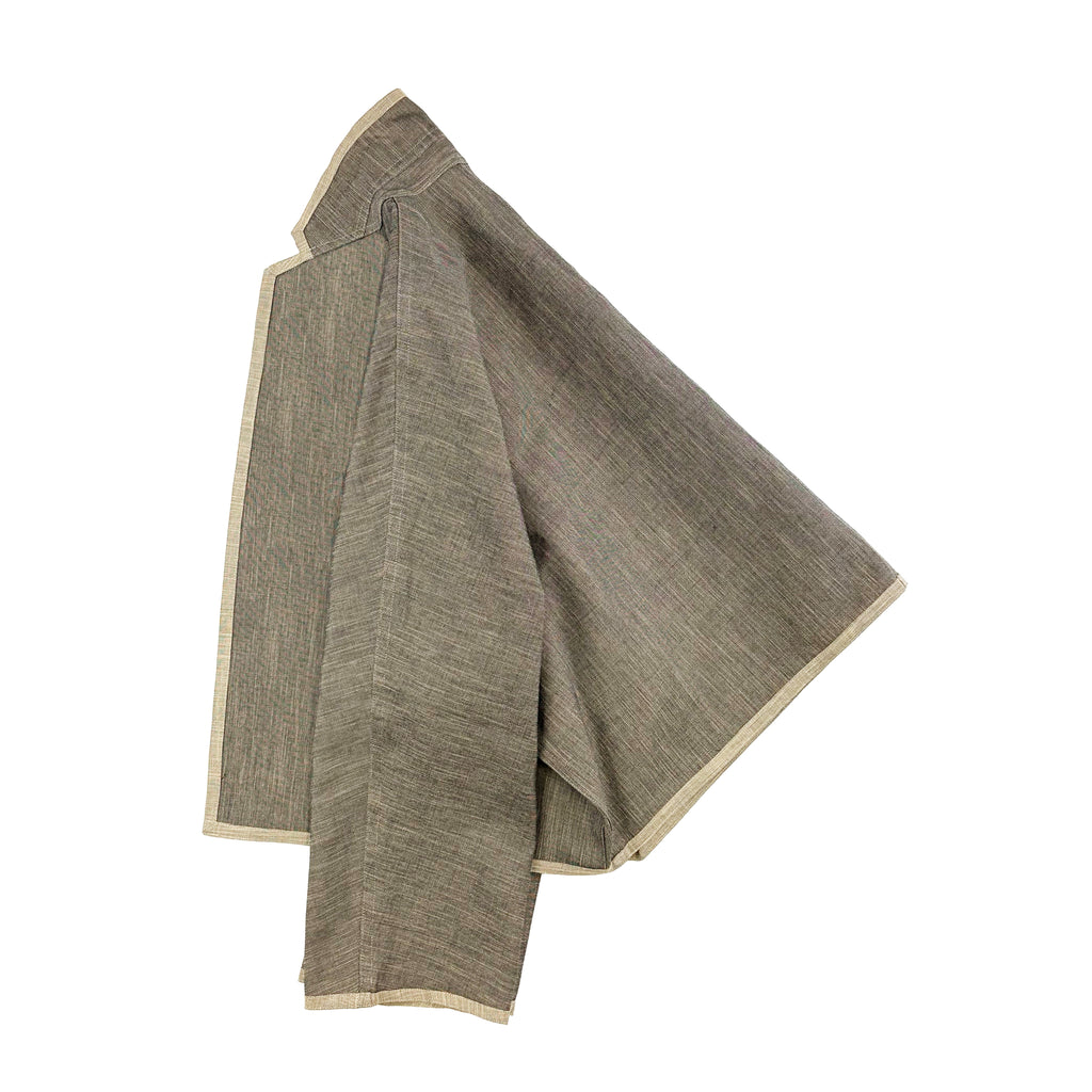 Reversible Cotton Cardigan - Konnyaku Cloth Reversible - 25J-140