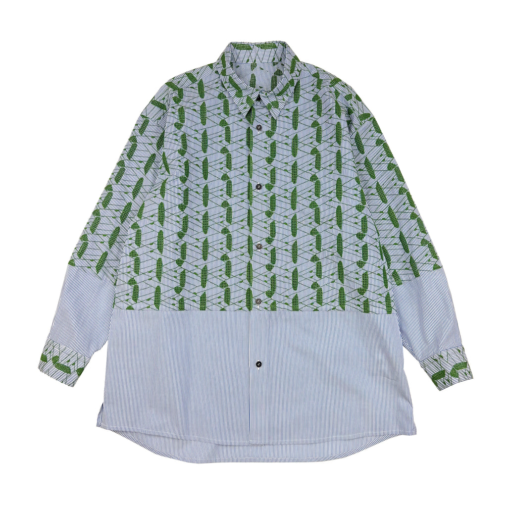 布 NUNO CO. JACKET ジャケット チェック 総柄 刺繍 日本製 Blouses 