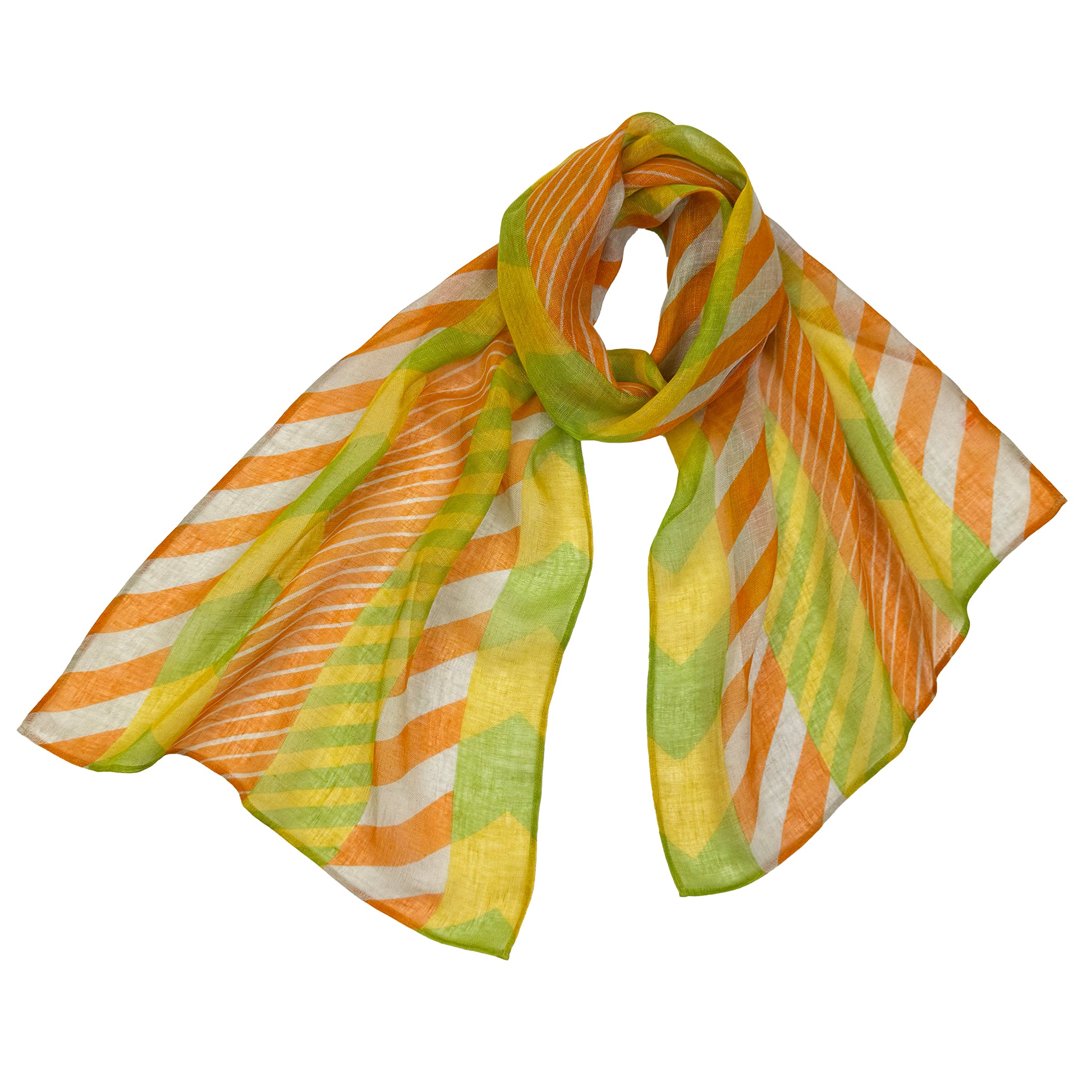 小物 \"OPEN YY\" YY STRIPE SCARF OPEN Yy】 YY STRIPE SCARF : KHAKI マフラー